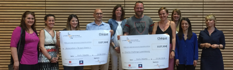 Den LTL ënnerstëtzt den Charity Challenge Luxembourg an d’Île aux clowns